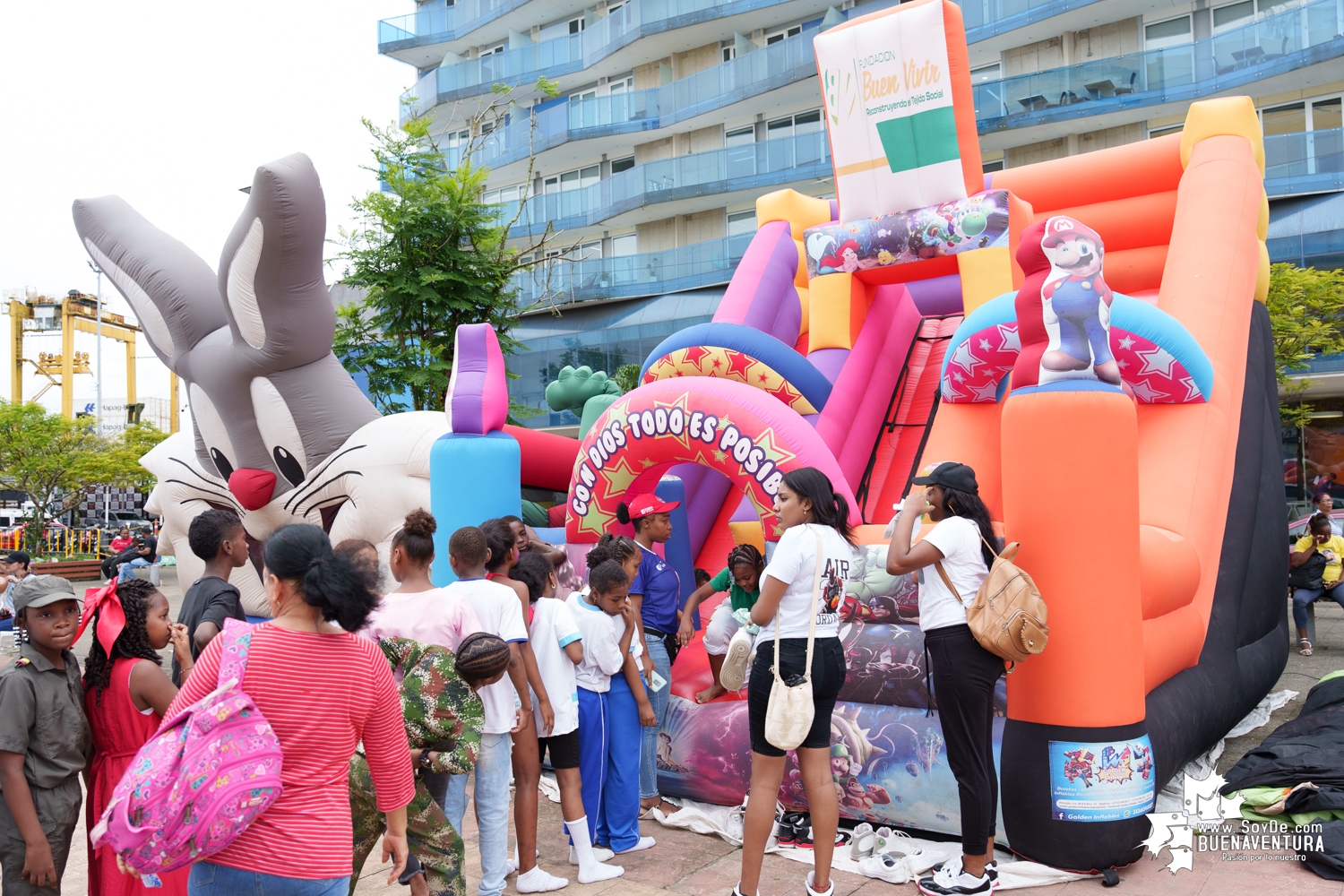 Menores participaron en el Carnavalito de la Alegría realizado por la Alcaldía Distrital de Buenaventura 