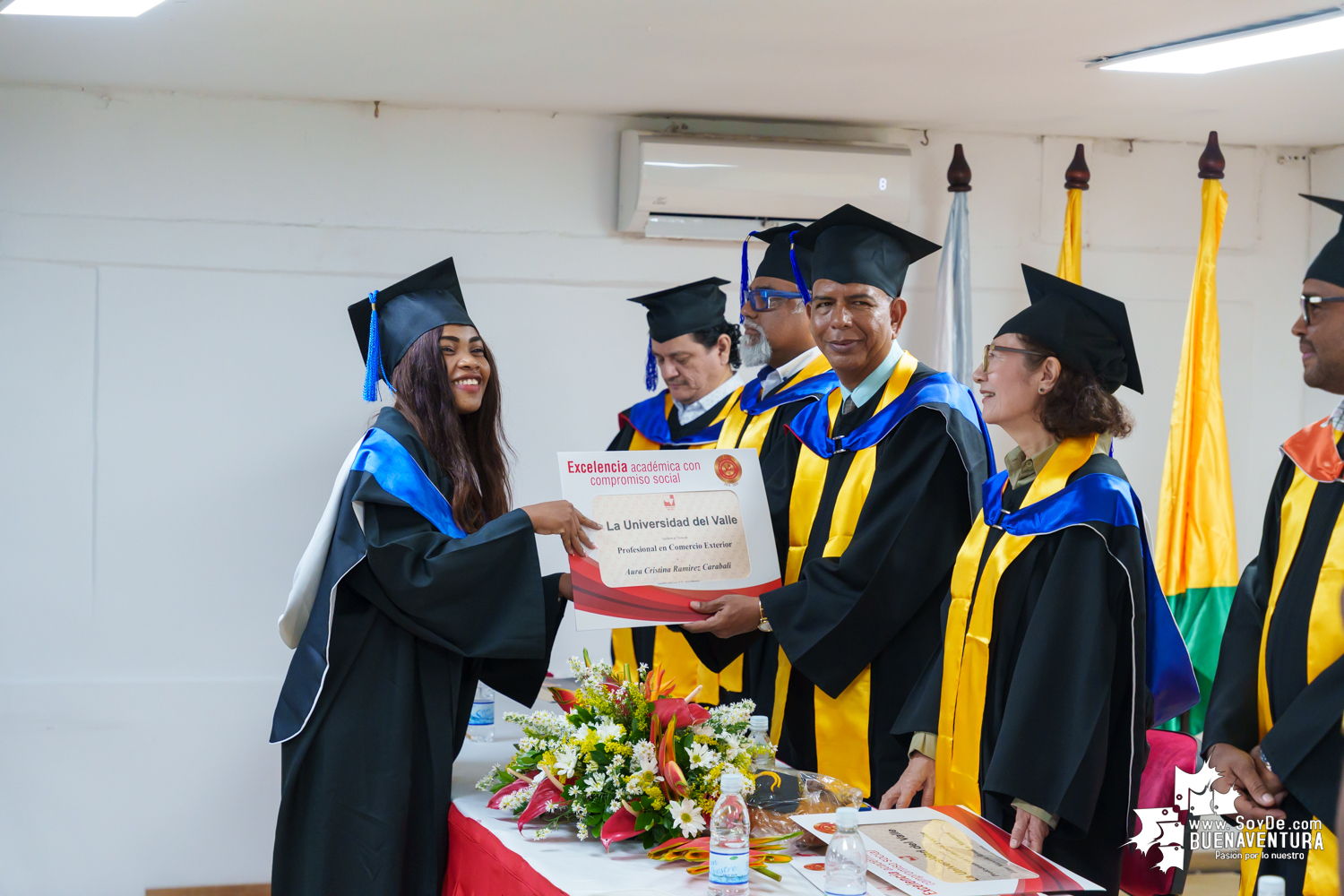 La universidad del Valle Seccional Pacífico realizó la graduación de nuevos profesionales y tecnólogos