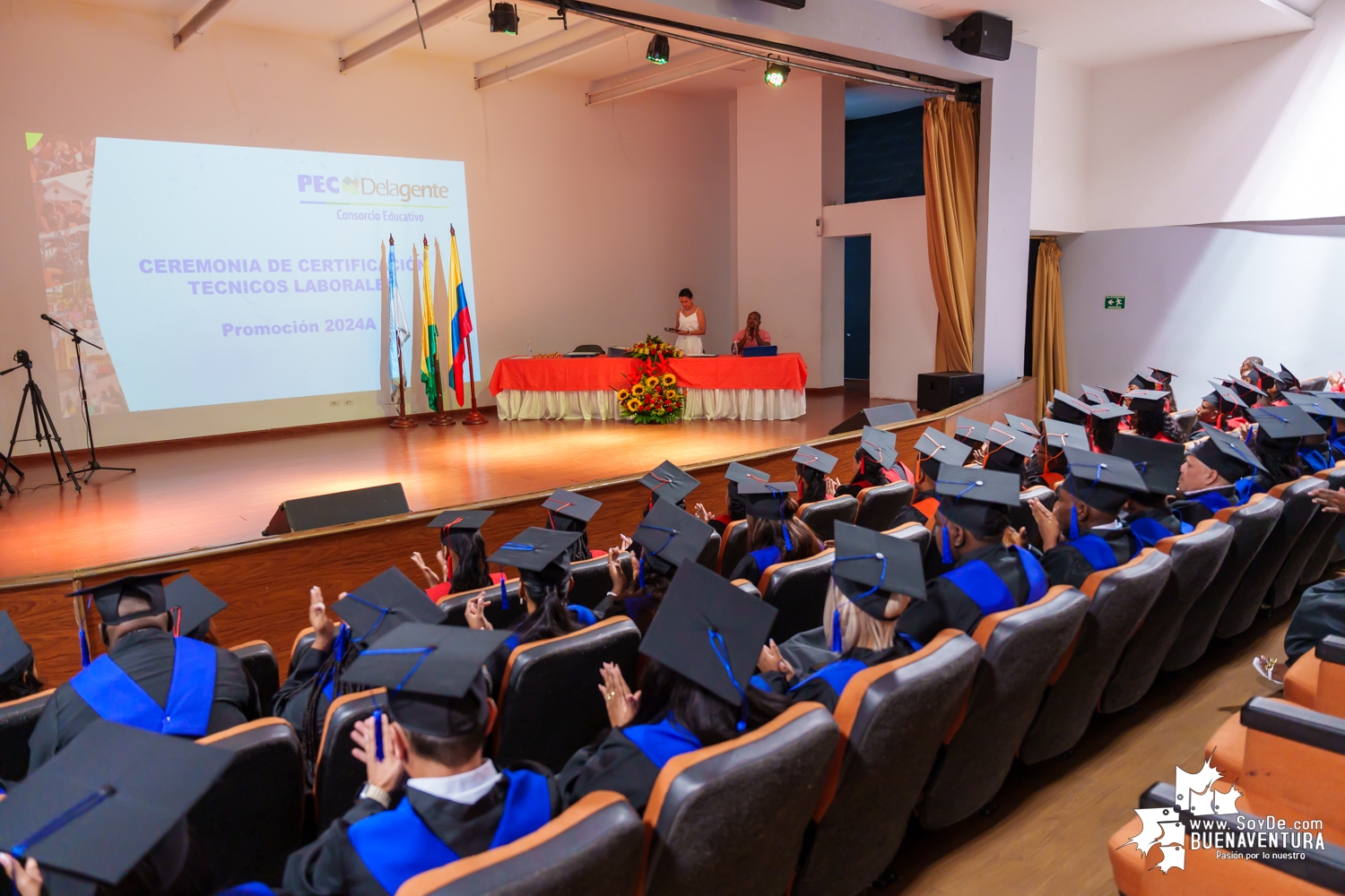 El PEC Delagente de Comfenalco Valle graduó a 81 nuevos técnicos laborales en Buenaventura 