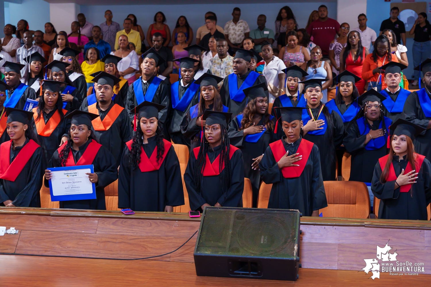 El PEC Delagente de Comfenalco Valle graduó a 81 nuevos técnicos laborales en Buenaventura 