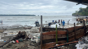 Gestión del Riesgo de Buenaventura aborda la erosión costera en Juanchaco