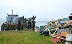 La Armada de Colombia evacuó 18 toneladas de residuos de la Isla Gorgona