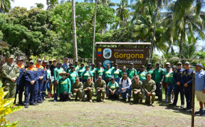 La Armada de Colombia evacuó 18 toneladas de residuos de la Isla Gorgona