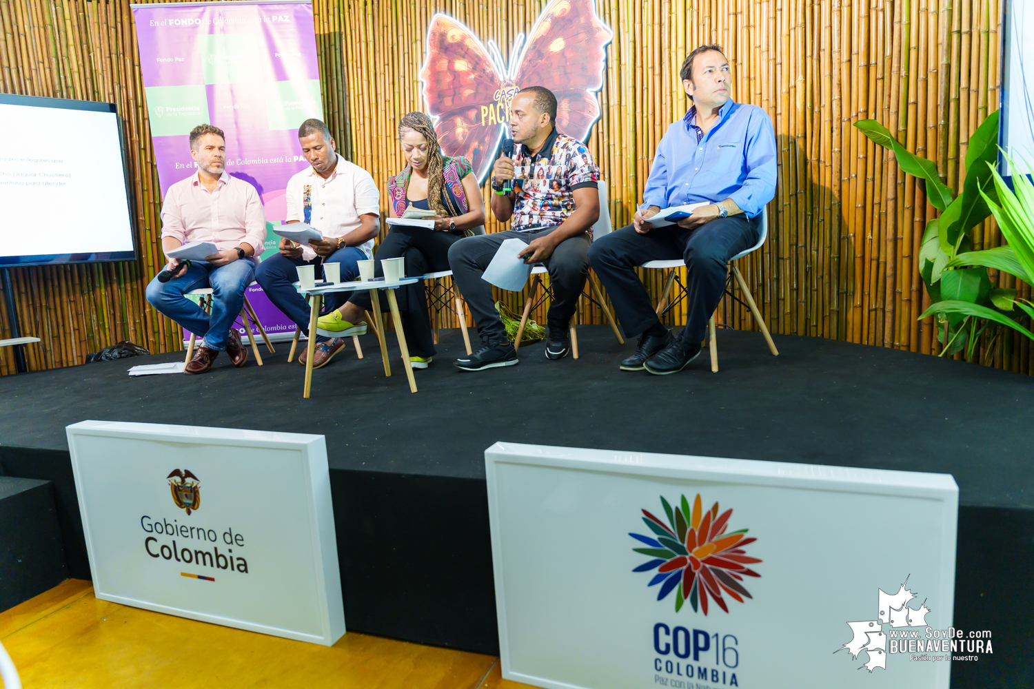 El Fondo Paz realizó en la COP16 el conversatorio "Bajo Calima: La protección de la biodiversidad humana hacia la permanencia sostenible”