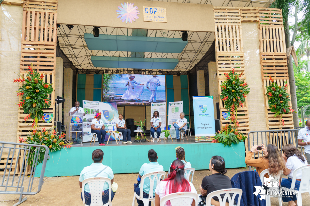 Éxito total en las presentaciones de la Universidad del Pacífico Omar Barona Murillo en la COP16, Zona Verde del Distrito Pacífico, Sector Educación