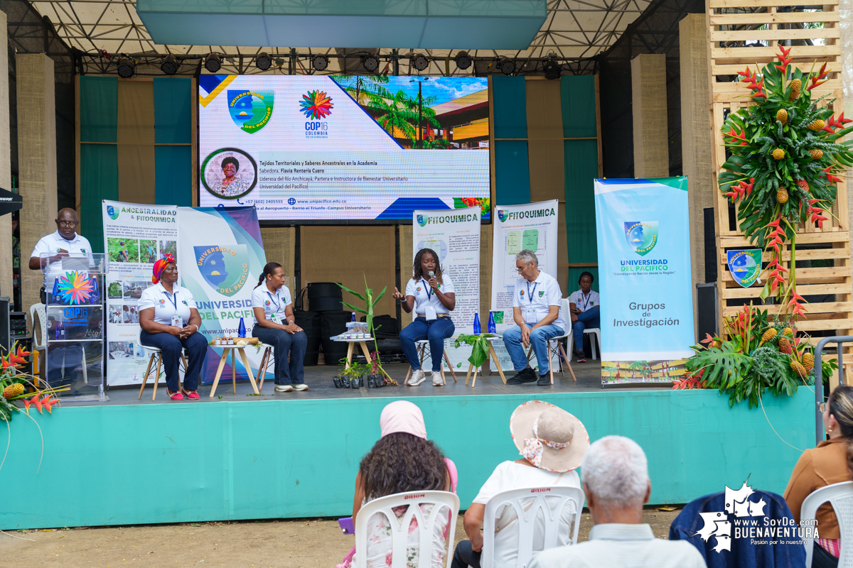 Éxito total en las presentaciones de la Universidad del Pacífico Omar Barona Murillo en la COP16, Zona Verde del Distrito Pacífico, Sector Educación