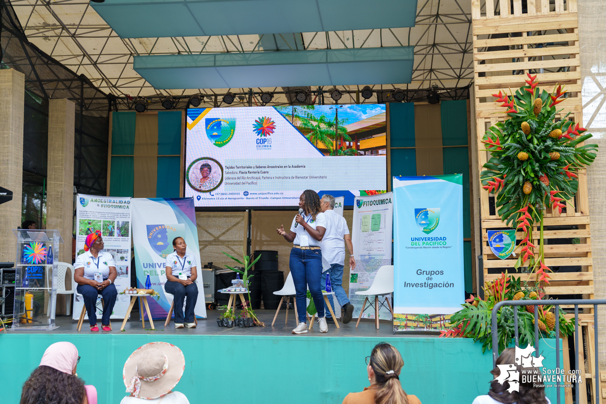 Éxito total en las presentaciones de la Universidad del Pacífico Omar Barona Murillo en la COP16, Zona Verde del Distrito Pacífico, Sector Educación