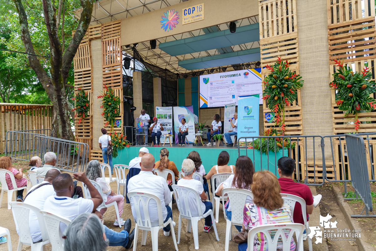 Éxito total en las presentaciones de la Universidad del Pacífico Omar Barona Murillo en la COP16, Zona Verde del Distrito Pacífico, Sector Educación