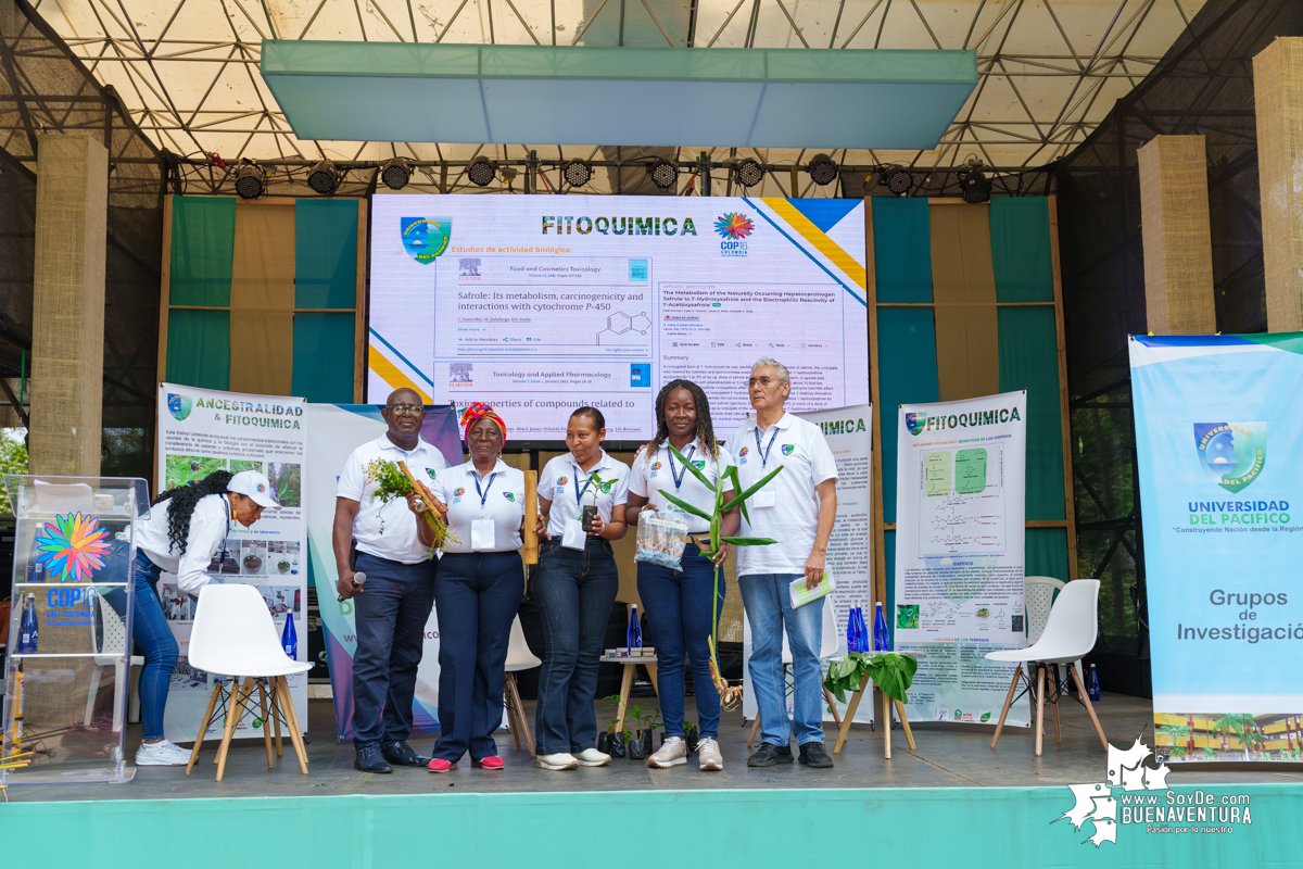 Éxito total en las presentaciones de la Universidad del Pacífico Omar Barona Murillo en la COP16, Zona Verde del Distrito Pacífico, Sector Educación