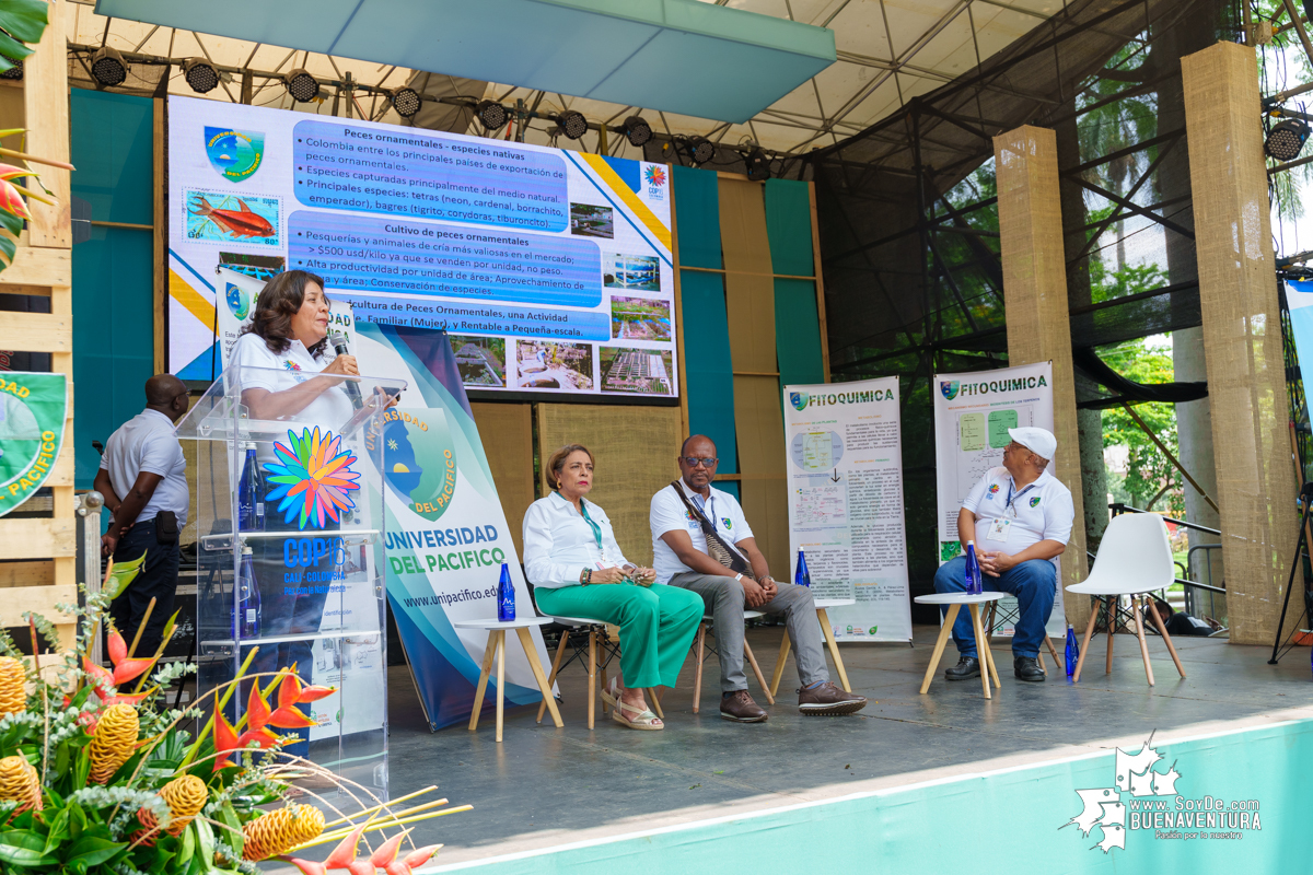 Éxito total en las presentaciones de la Universidad del Pacífico Omar Barona Murillo en la COP16, Zona Verde del Distrito Pacífico, Sector Educación