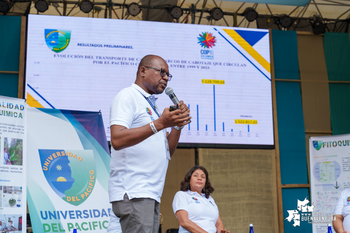 Éxito total en las presentaciones de la Universidad del Pacífico Omar Barona Murillo en la COP16, Zona Verde del Distrito Pacífico, Sector Educación