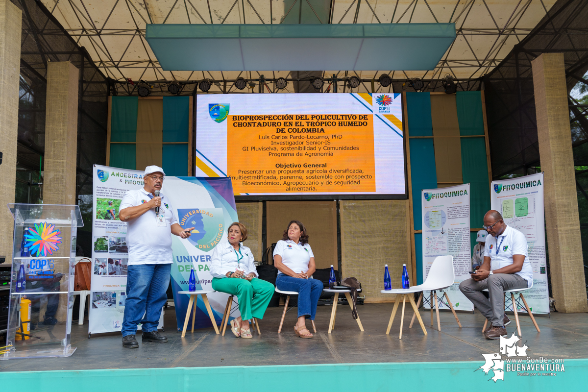 Éxito total en las presentaciones de la Universidad del Pacífico Omar Barona Murillo en la COP16, Zona Verde del Distrito Pacífico, Sector Educación