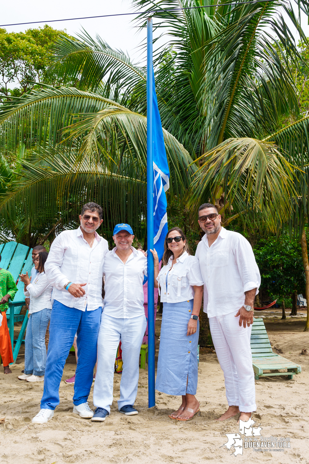 Se realizó por tercera ocasión la izada de la Bandera Azul en Playa Dorada, en el Hotel Magüipi