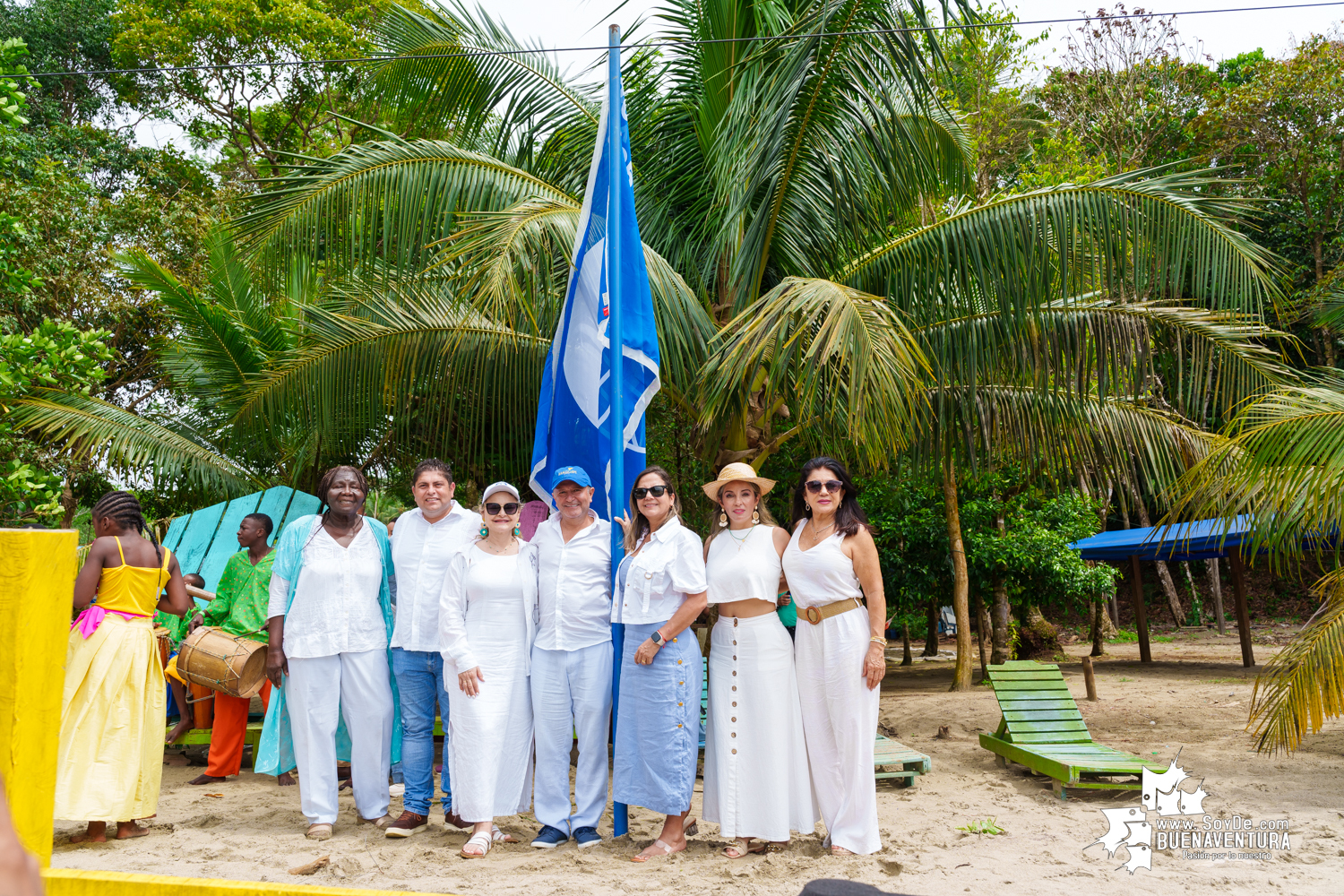 Se realizó por tercera ocasión la izada de la Bandera Azul en Playa Dorada, en el Hotel Magüipi