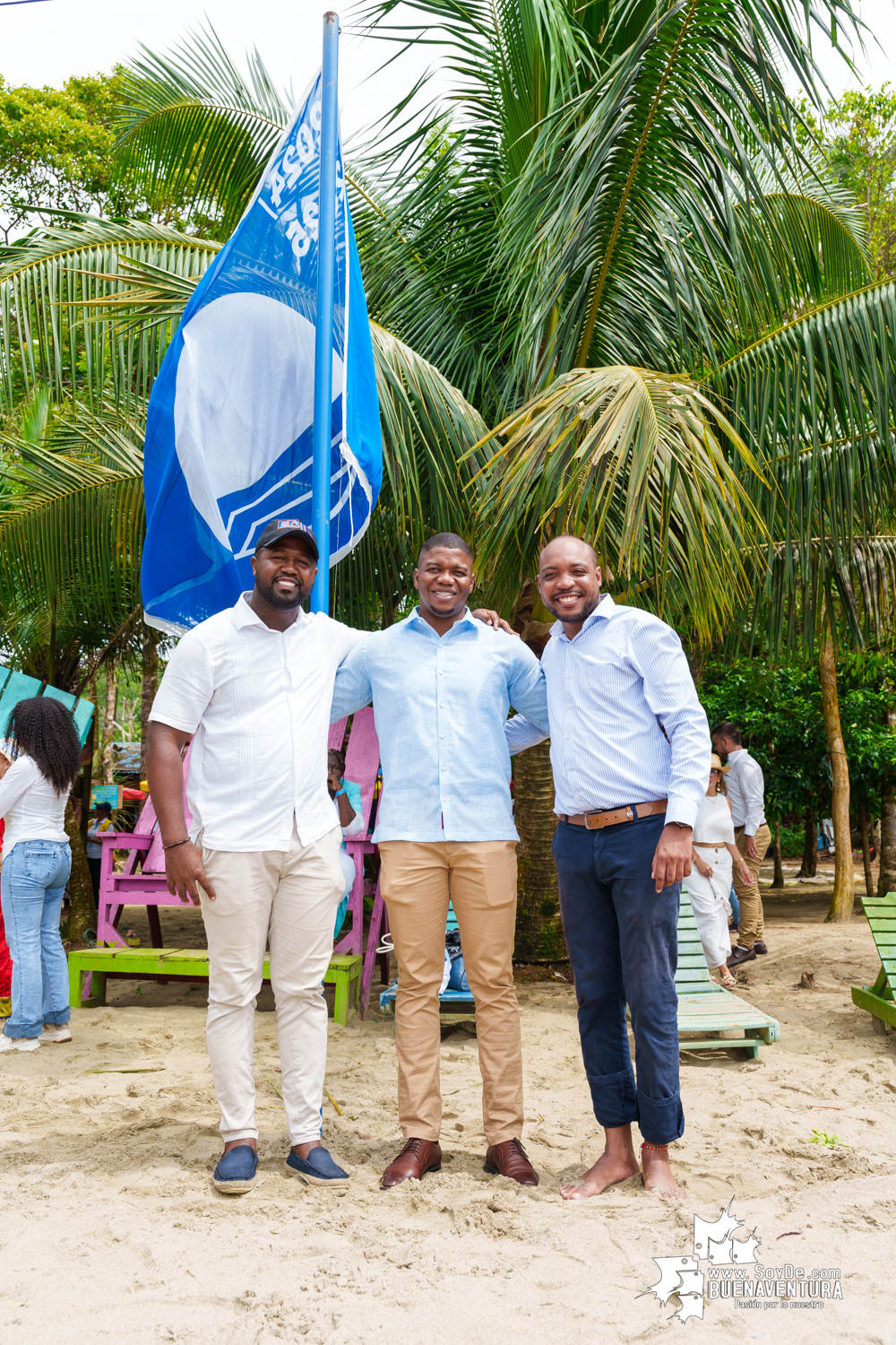 Se realizó por tercera ocasión la izada de la Bandera Azul en Playa Dorada, en el Hotel Magüipi