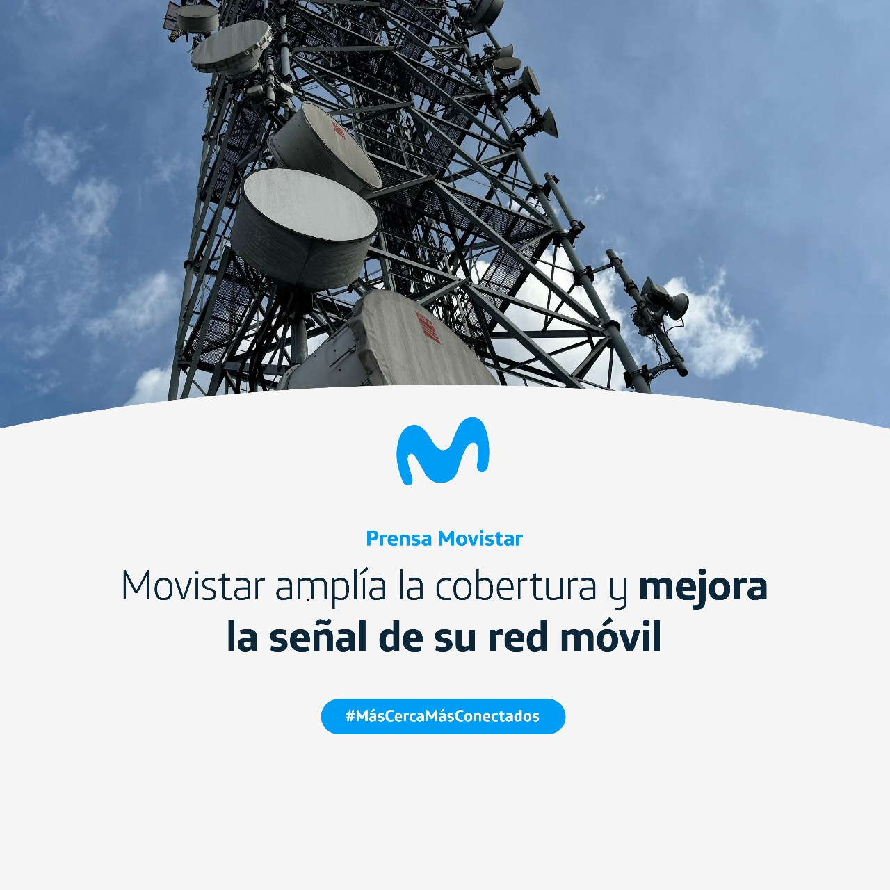 Movistar amplía la cobertura y mejora la señal de su red móvil