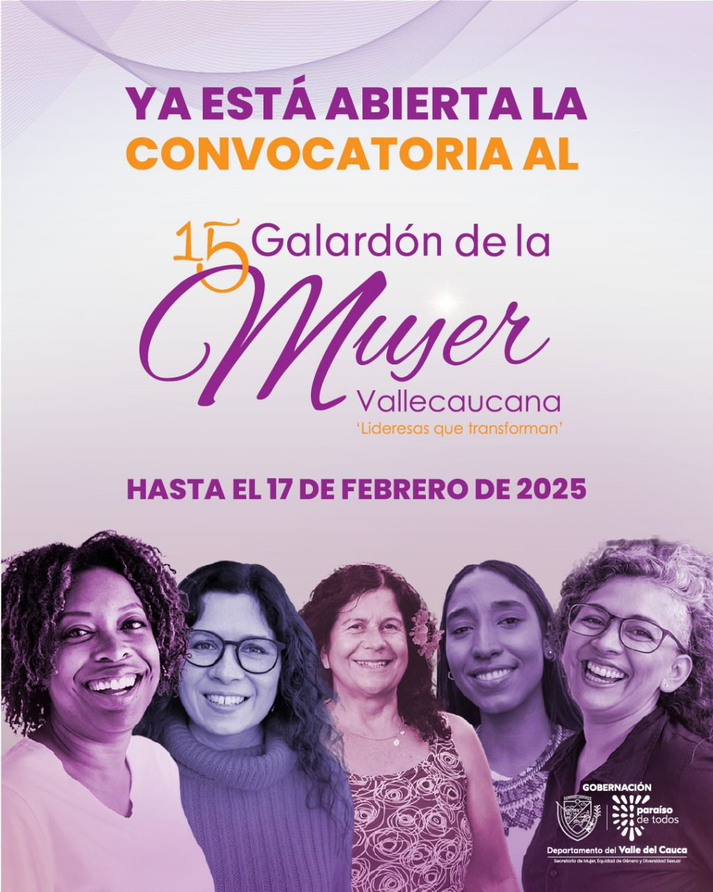 El Galardón de la Mujer Vallecaucana 2025 abre hoy su convocatoria