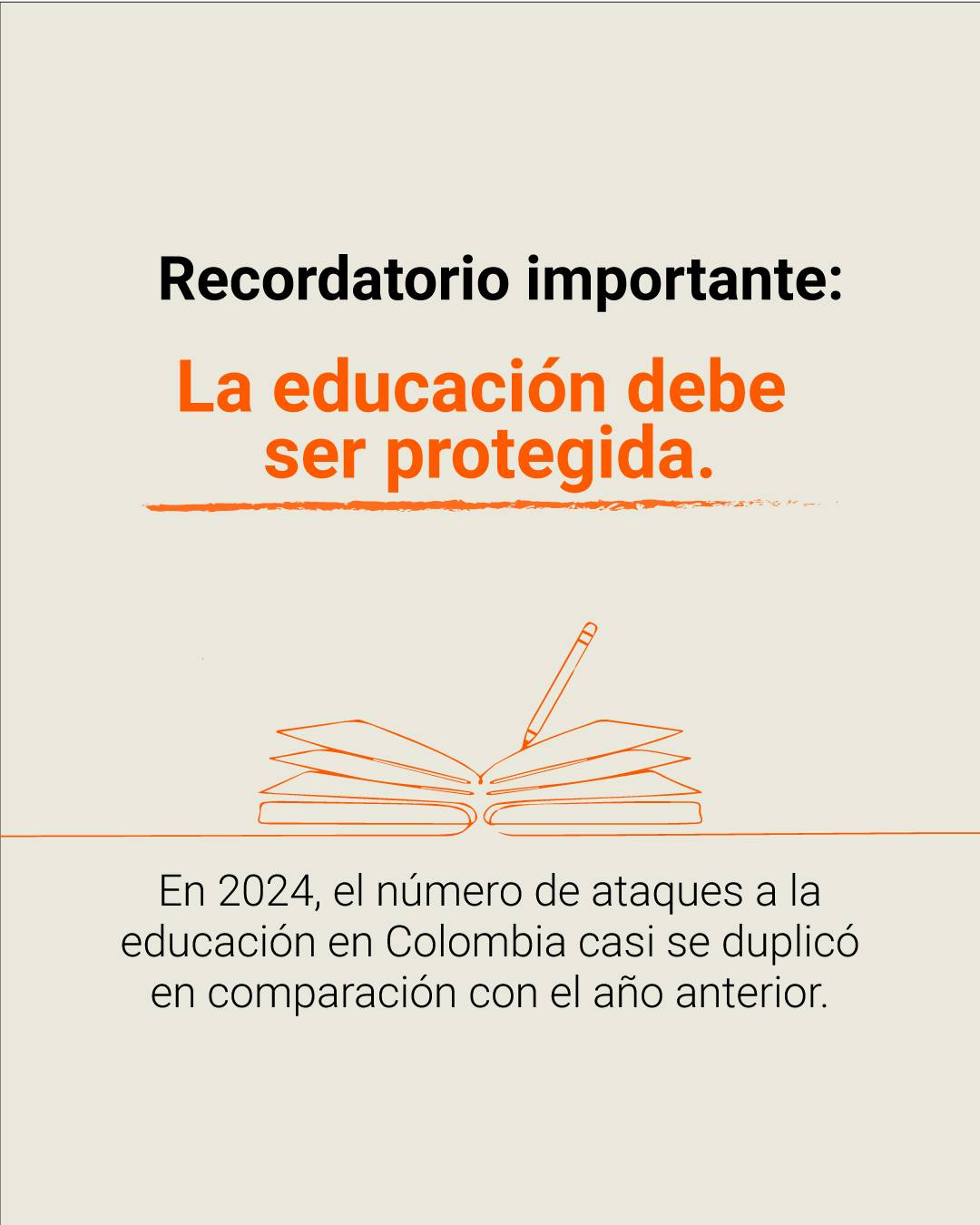 En 2024, el número de ataques a la educación en Colombia casi se duplicó en comparación con el año anterior