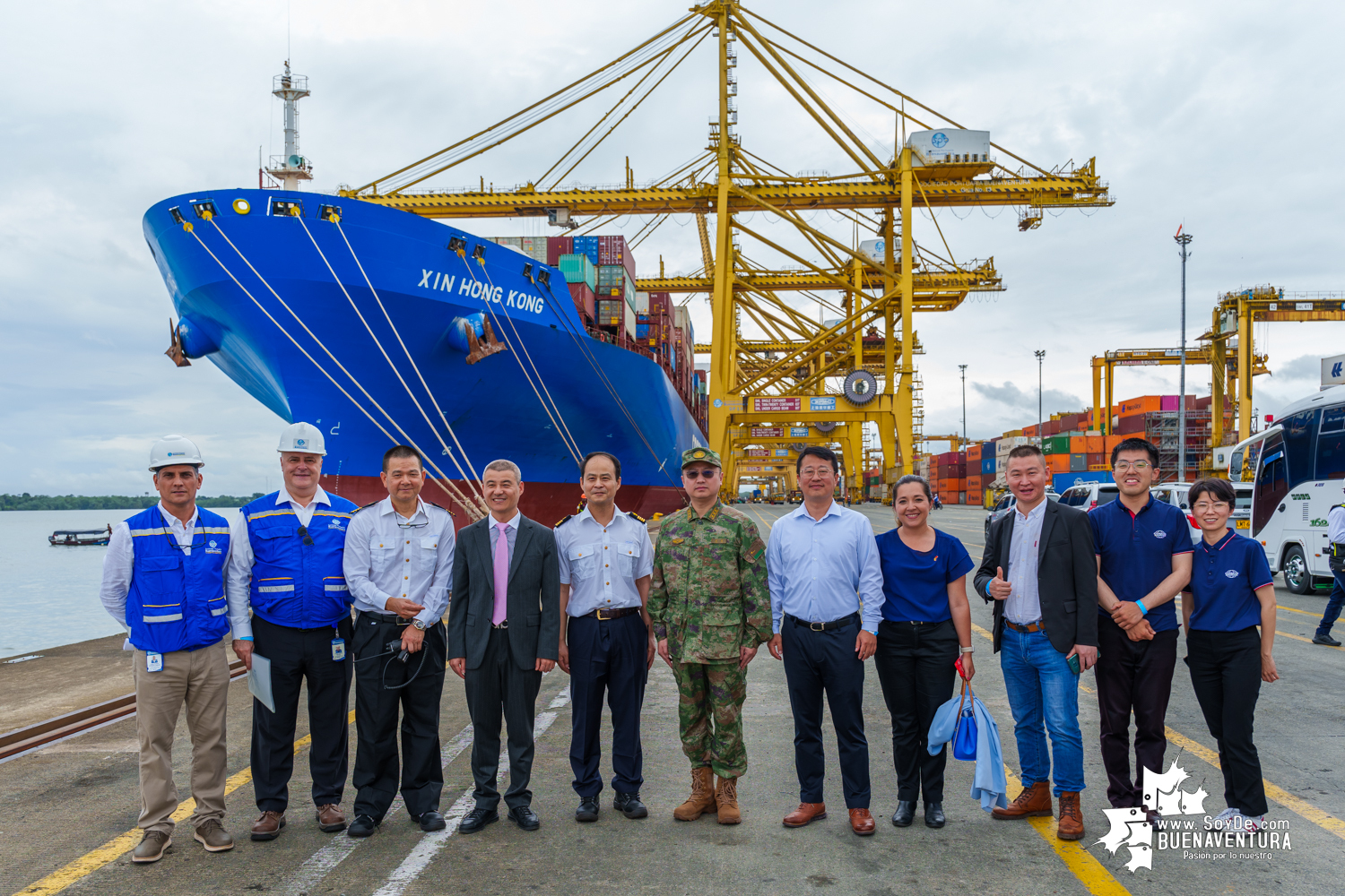 A la Sociedad Portuaria Regional de Buenaventura arribó el primer servicio directo entre Asia y Colombia por la naviera Cosco Shipping