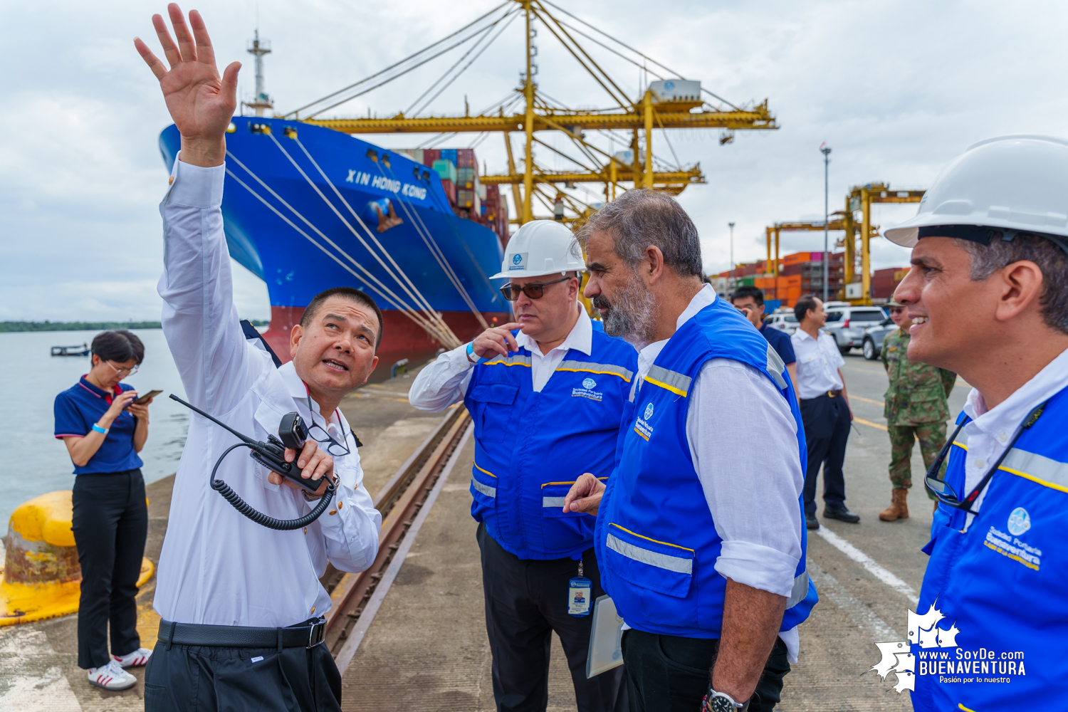 A la Sociedad Portuaria Regional de Buenaventura arribó el primer servicio directo entre Asia y Colombia por la naviera Cosco Shipping