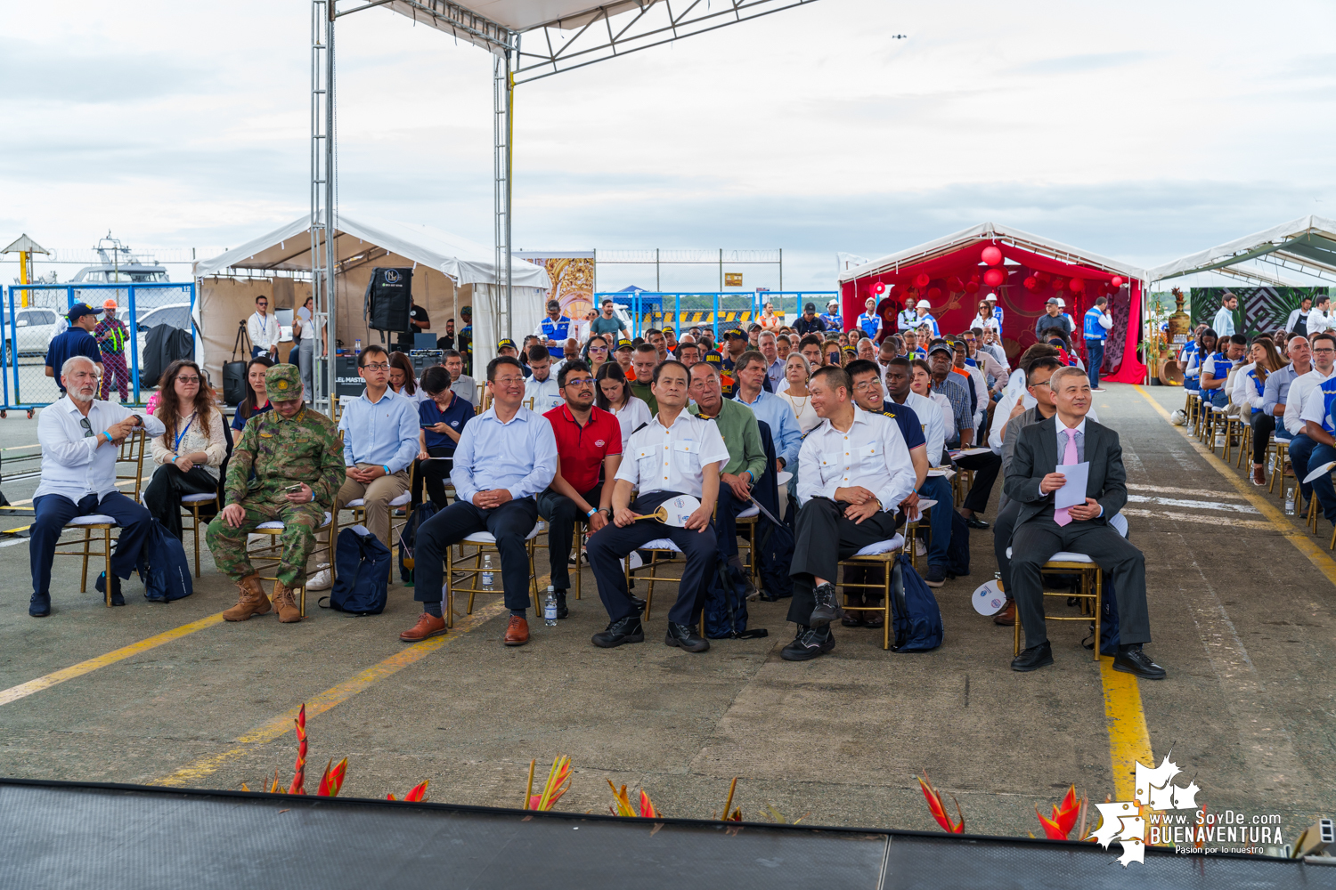 A la Sociedad Portuaria Regional de Buenaventura arribó el primer servicio directo entre Asia y Colombia por la naviera Cosco Shipping