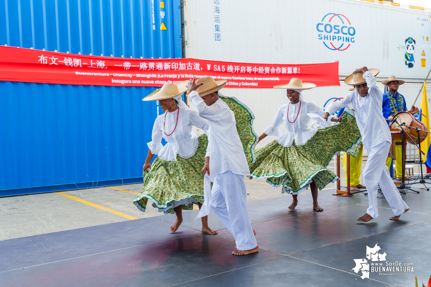 A la Sociedad Portuaria Regional de Buenaventura arribó el primer servicio directo entre Asia y Colombia por la naviera Cosco Shipping