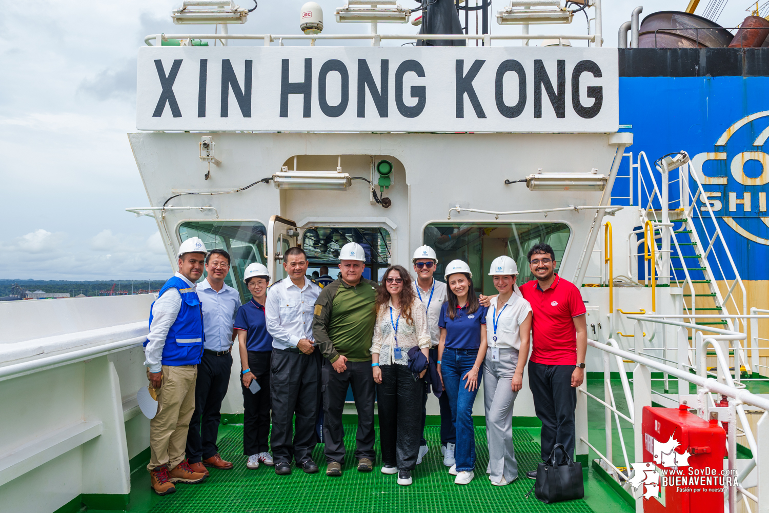 A la Sociedad Portuaria Regional de Buenaventura arribó el primer servicio directo entre Asia y Colombia por la naviera Cosco Shipping