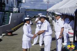 Asumió el mando en Buenaventura la primera mujer comandante de un batallón de la Armada Nacional