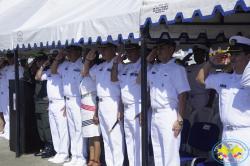 Asumió el mando en Buenaventura la primera mujer comandante de un batallón de la Armada Nacional