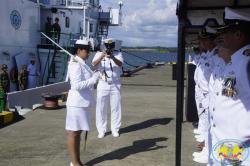 Asumió el mando en Buenaventura la primera mujer comandante de un batallón de la Armada Nacional