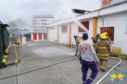 Hospital Luis Ablanque de la Plata realizó simulacro de emergencia