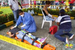 Hospital Luis Ablanque de la Plata realizó simulacro de emergencia