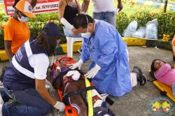 Hospital Luis Ablanque de la Plata realizó simulacro de emergencia