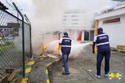 Hospital Luis Ablanque de la Plata realizó simulacro de emergencia