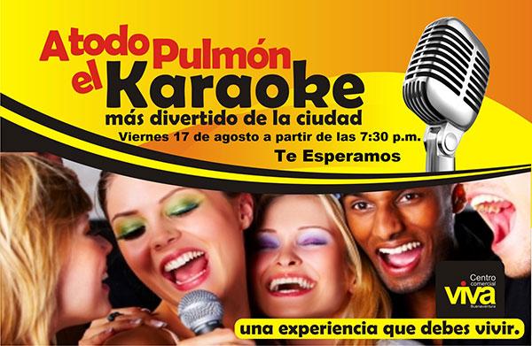 A todo pulmón, el karaoke más divertido en Viva Buenaventura