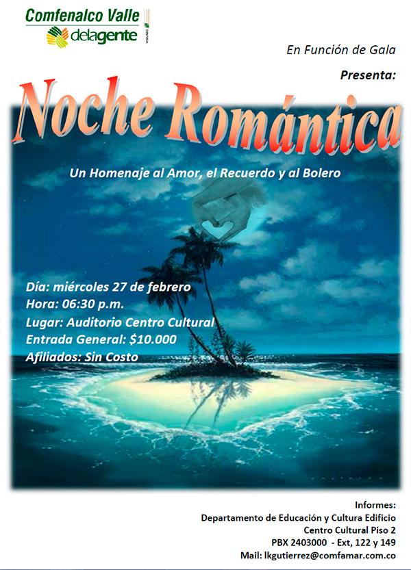 Noche Romántica en Comfenalco Valle