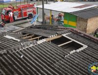 5 viviendas fueron afectadas por ventisca en el barrio Independencia