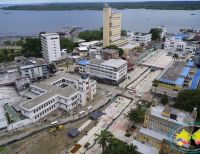 Bulevar del Centro de Buenaventura presenta un avance del 70 porciento