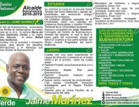 Perfil de Jaime Marínez, candidato a la Alcaldía de Buenaventura