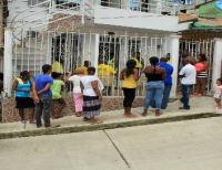 Edinson Mosquera Sánchez compartió con familias de la calle Los Unidos en el barrio El Cristal