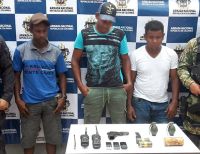 Capturados tres sujetos  por presunta extorsión en Tumaco