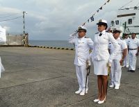 Primera mujer asume como comandante de un buque oceanográfico