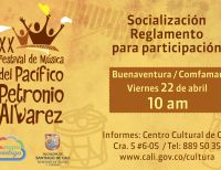 Socialización del Petronio en Buenaventura este viernes 22 de abril