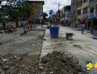 Avanzan a paso lento las obras de recuperación de la Calle 5ta