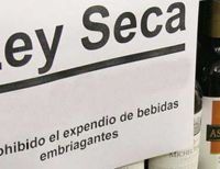 Por votación del plebiscito se decretó Ley Seca desde las 6 de la tarde del sábado hasta las 6 de la mañana del lunes tres de octubre