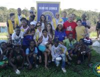 El Club de Leones realizó siembra de árboles y entrega de bancas en la Ciudadela San Antonio