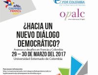 Expertos franceses y colombianos debatirán ¿Hacía un nuevo dialogo democrático?