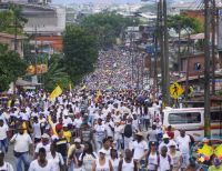 70 mil bonaverenses aproximadamente salieron a marchar por el territorio en el marco del paro cívico