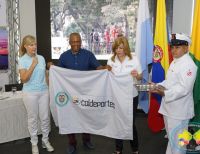 Alcalde Distrital recibió la bandera de los Juegos Nacionales de Mar y Playa Buenaventura 2019