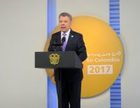 Presidente Santos anuncia acuerdo para declarar un cese al fuego y de hostilidades bilateral con el ELN